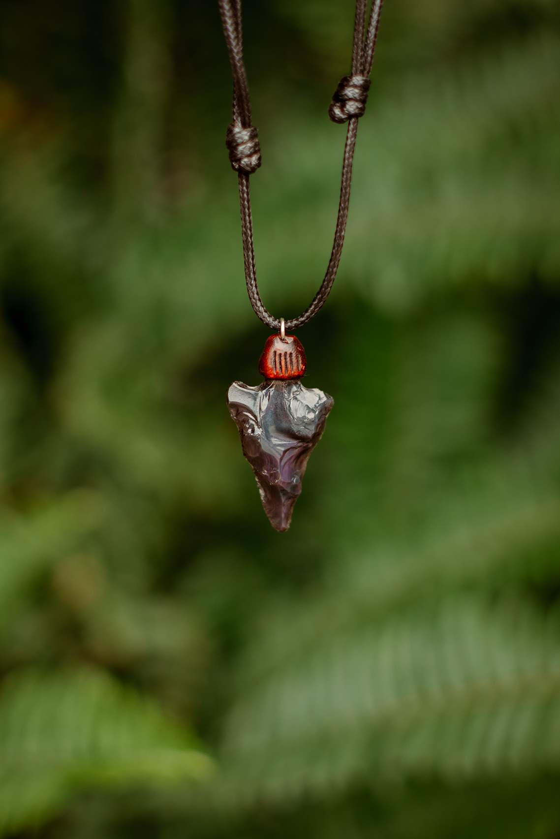 Mayan Obsidian Necklace